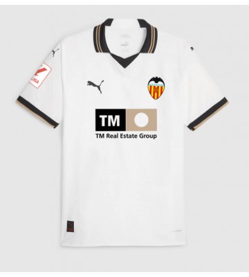 Valencia Koszulka Podstawowych 2023-24 Krótki Rękaw